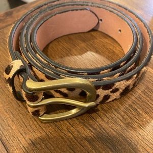 JCREW LEOPARD BELT